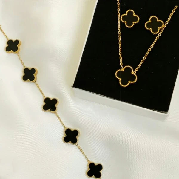 Elegant Black Jewelry Set | STYLIZE FASHION