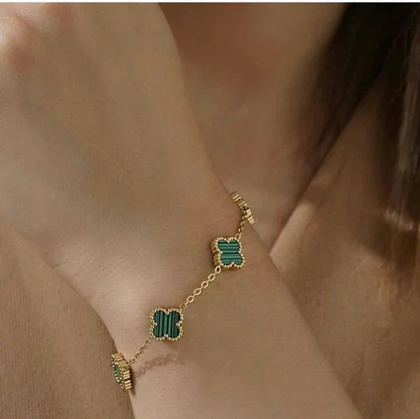 Green and Gold Bracelet | STYLIZE FASHION