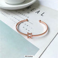 Six Points Star Adjustable Bangle