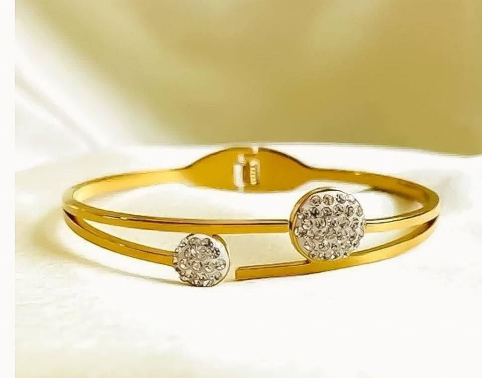 Fancy Golden Bangle | STYLIZE FASHION