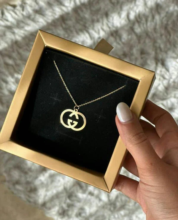 Stainless Steel Gucci-Inspired Necklace | STYLIZE FASHION