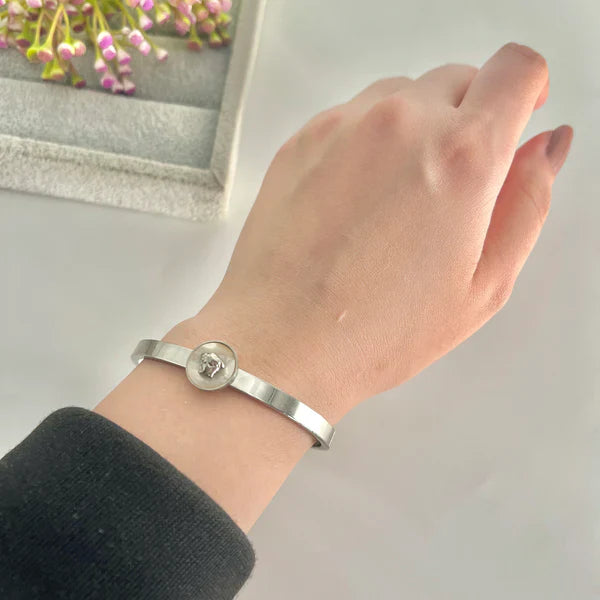 VER Stainless Steel Bangle | STYLIZE FASHION