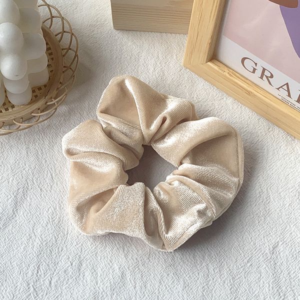 Velvet Bow Hair Scrunchies Skin | STYLIZE FASHION